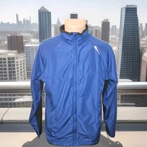 Men's SUGOI Blue Full Zip RPM Thermal Cycling Jacket Blue Size L